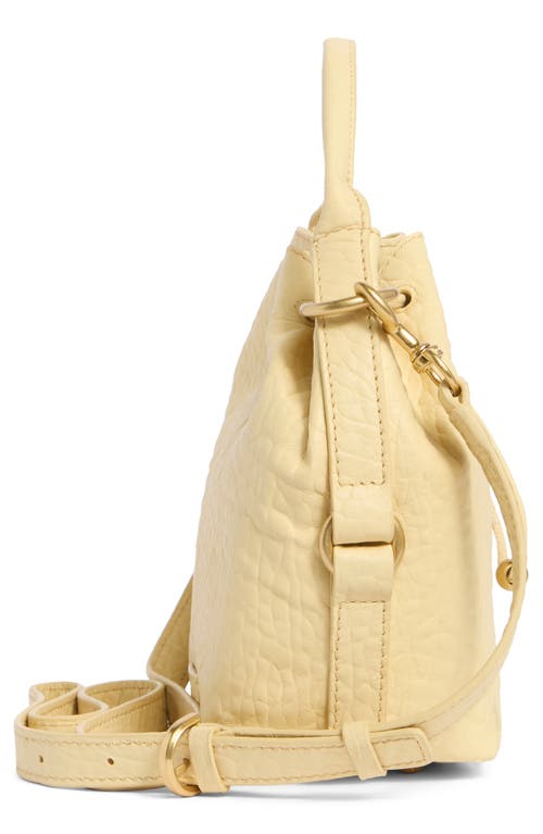 Vince Camuto Pippa Leather Bucket Bag In Yellow