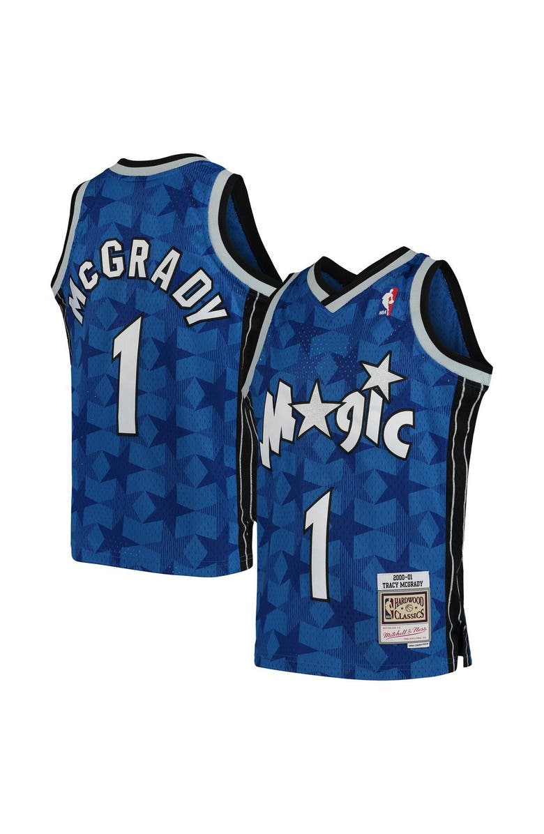 Mitchell & Ness Youth Mitchell & Ness Tracy McGrady Blue Orlando Magic Swingman Throwback Jersey, Alternate, color, Blue