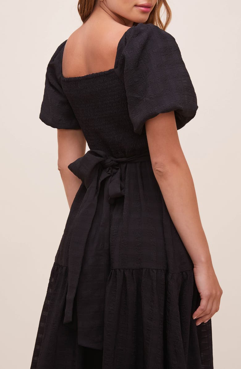 ASTR the Label Sonnet Tie Back Midi Dress, Alternate, color, 