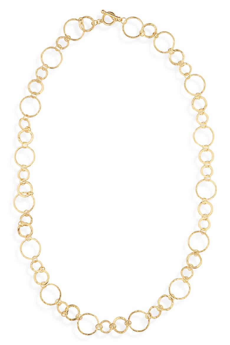 Long Link Necklace, Main, color, GOLD
