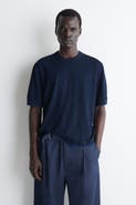COS Layered Knitted Cotton T-shirt