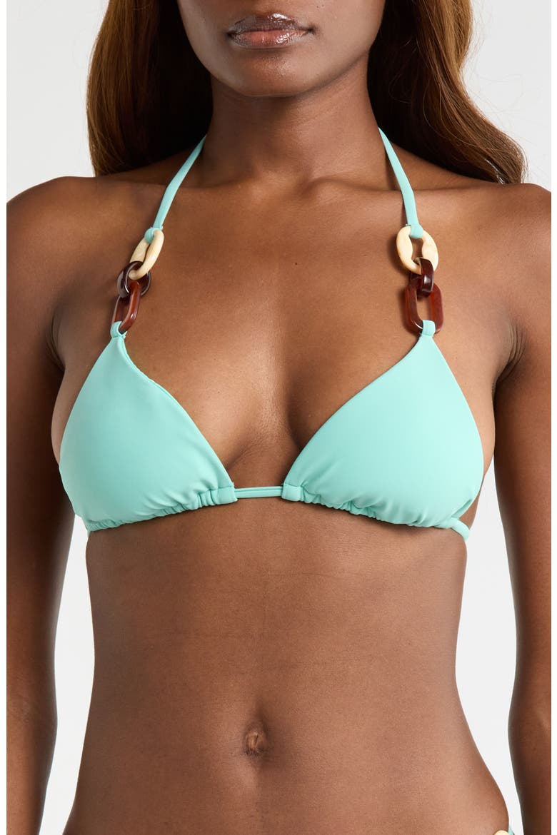Nancy Triangle Bikini Top, Main, color, SEAGLASS