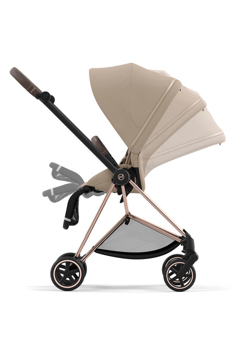 CYBEX Mios 3 Compact Lightweight Stroller, Alternate, color, Cozy Beige
