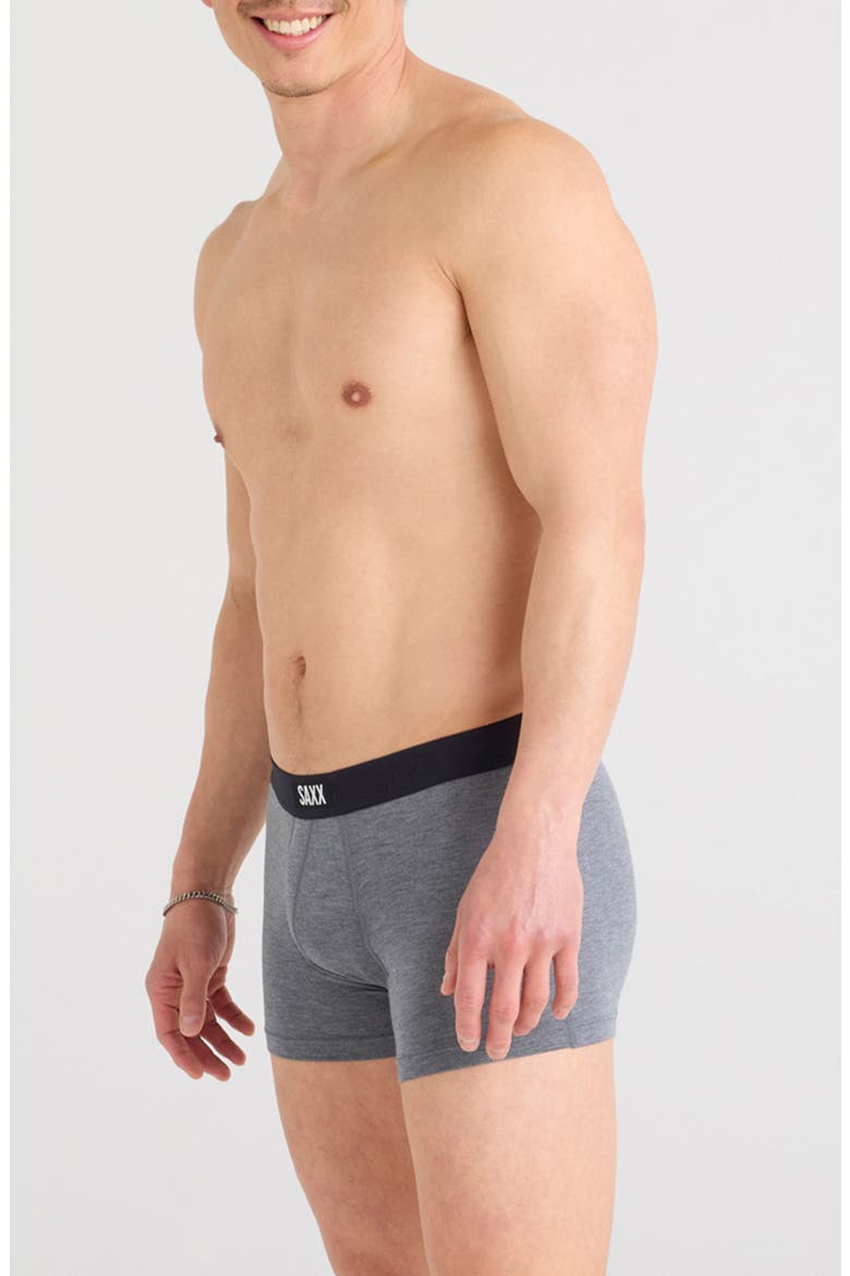Vibe Xtra Soft Comfort Trunks, Main, color, DARK GREY HEATHER