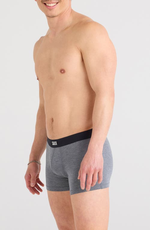 Saxx Vibe Xtra Soft Comfort Trunks In Gray