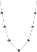 Bearfruit Jewelry Sterling Silver 18k Gold Plated Dari Flower Necklace Dainty Minimal