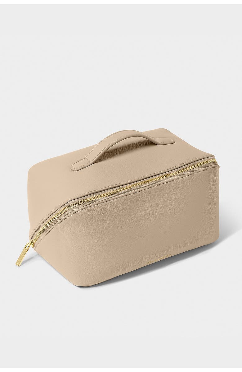 Katie Loxton Large Make Up and Toiletry Bag, Main, color, Light Taupe