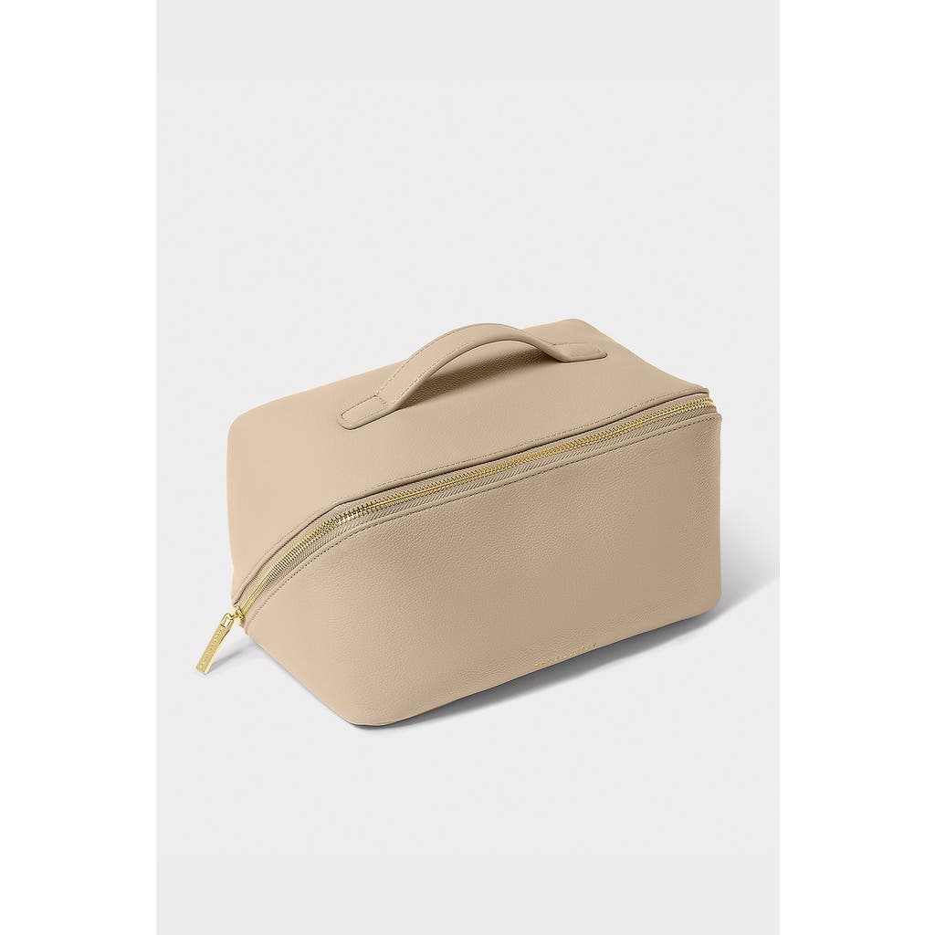 Katie Loxton Large Make Up and Toiletry Bag in Light Taupe at Nordstrom