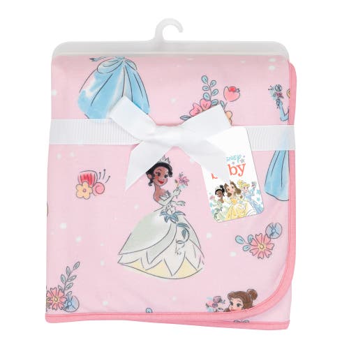 Lambs & Ivy Disney Princesses Fleece Baby Blanket In Pink