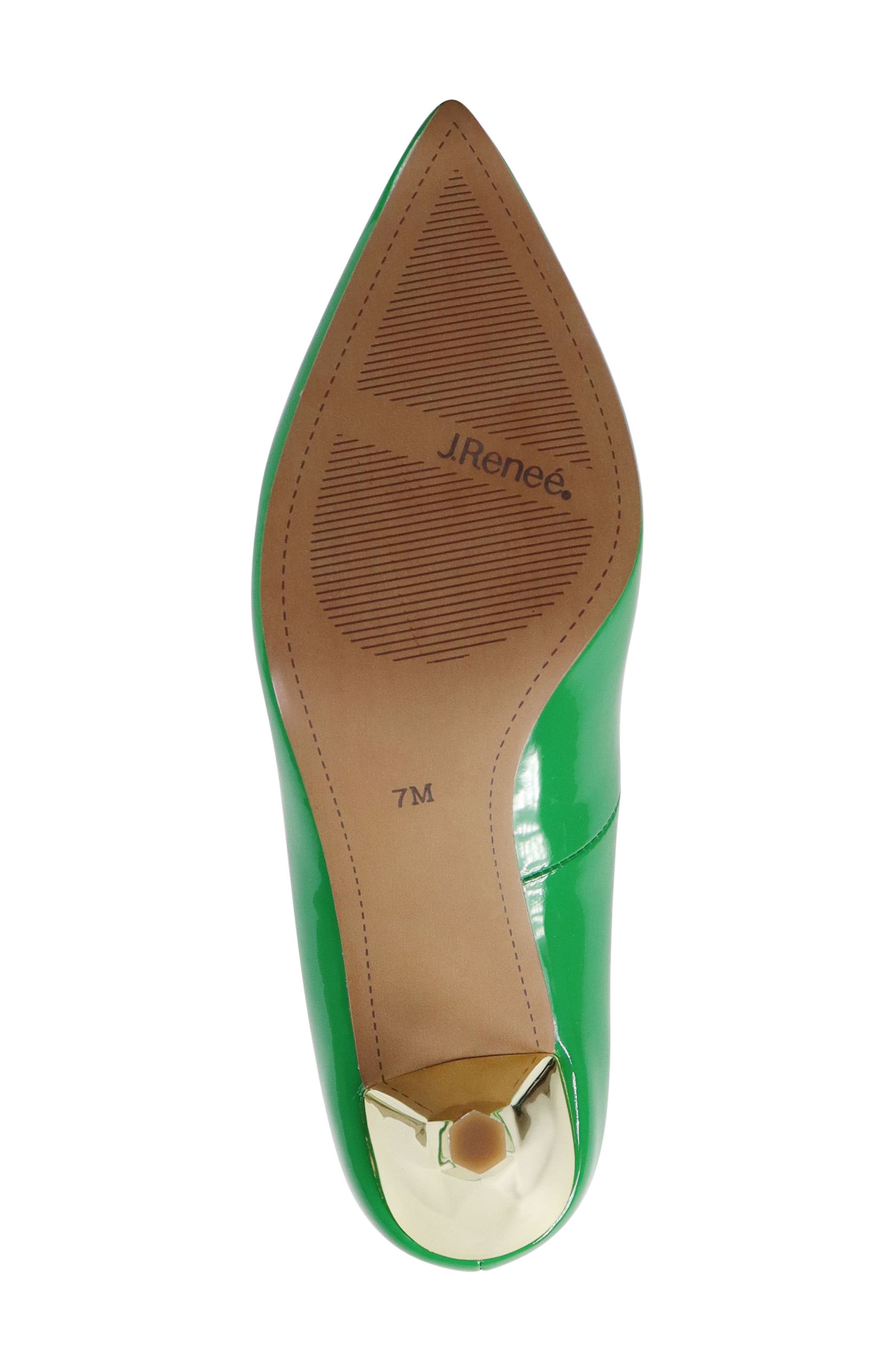 J. Reneé Kanan Pointed Toe Pump, Alternate, color, Green