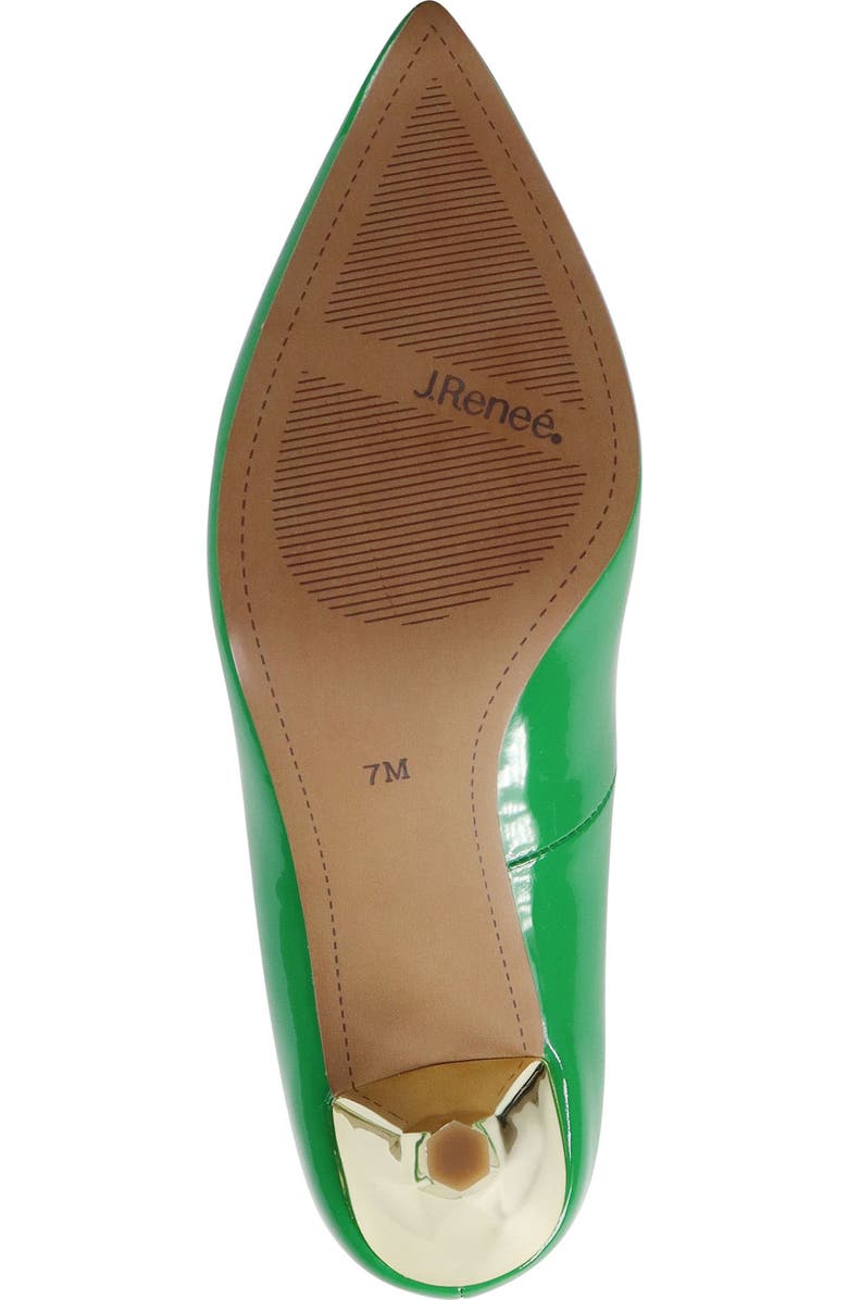 J. Reneé Kanan Pointed Toe Pump, Alternate, color, Green