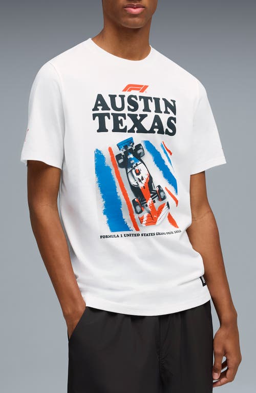 Puma Formula 1® Austin Graphic T-shirt In White