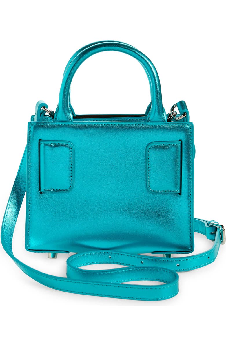 Brandon Blackwood Kuei Metallic Leather Top Handle Bag, Alternate, color,
