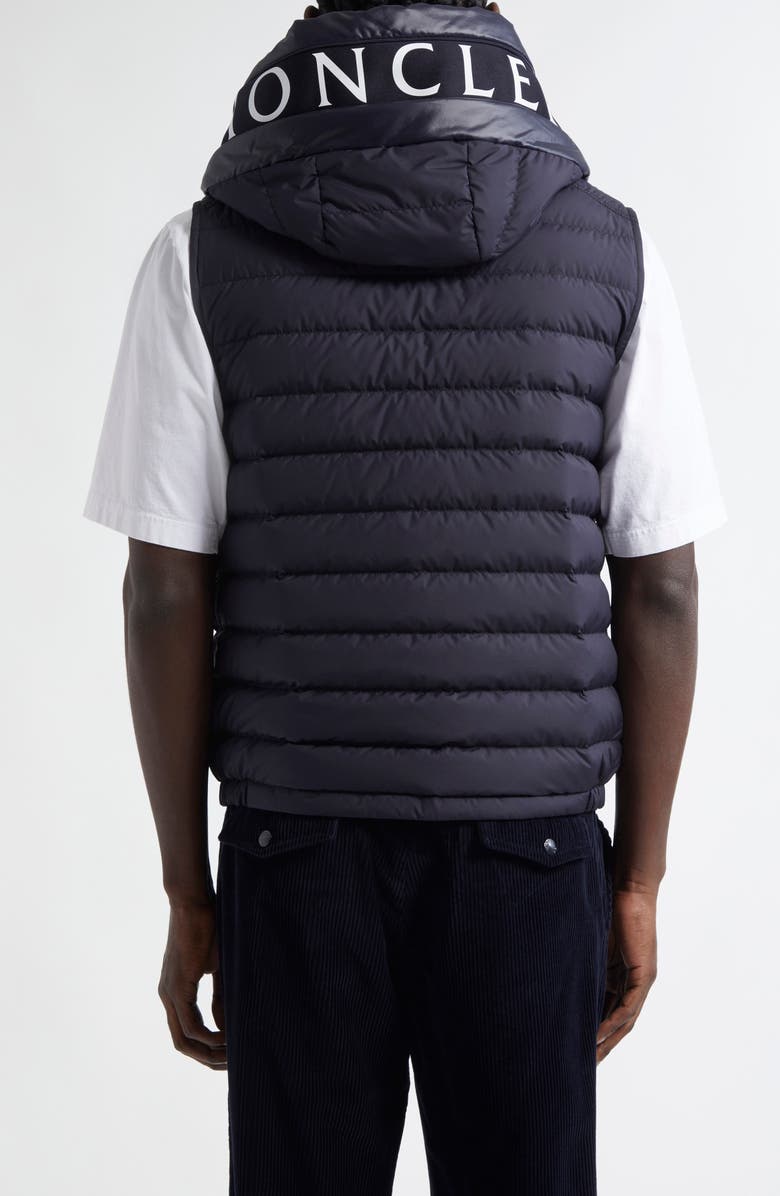 Moncler Bourget Down Hooded Vest, Alternate, color,