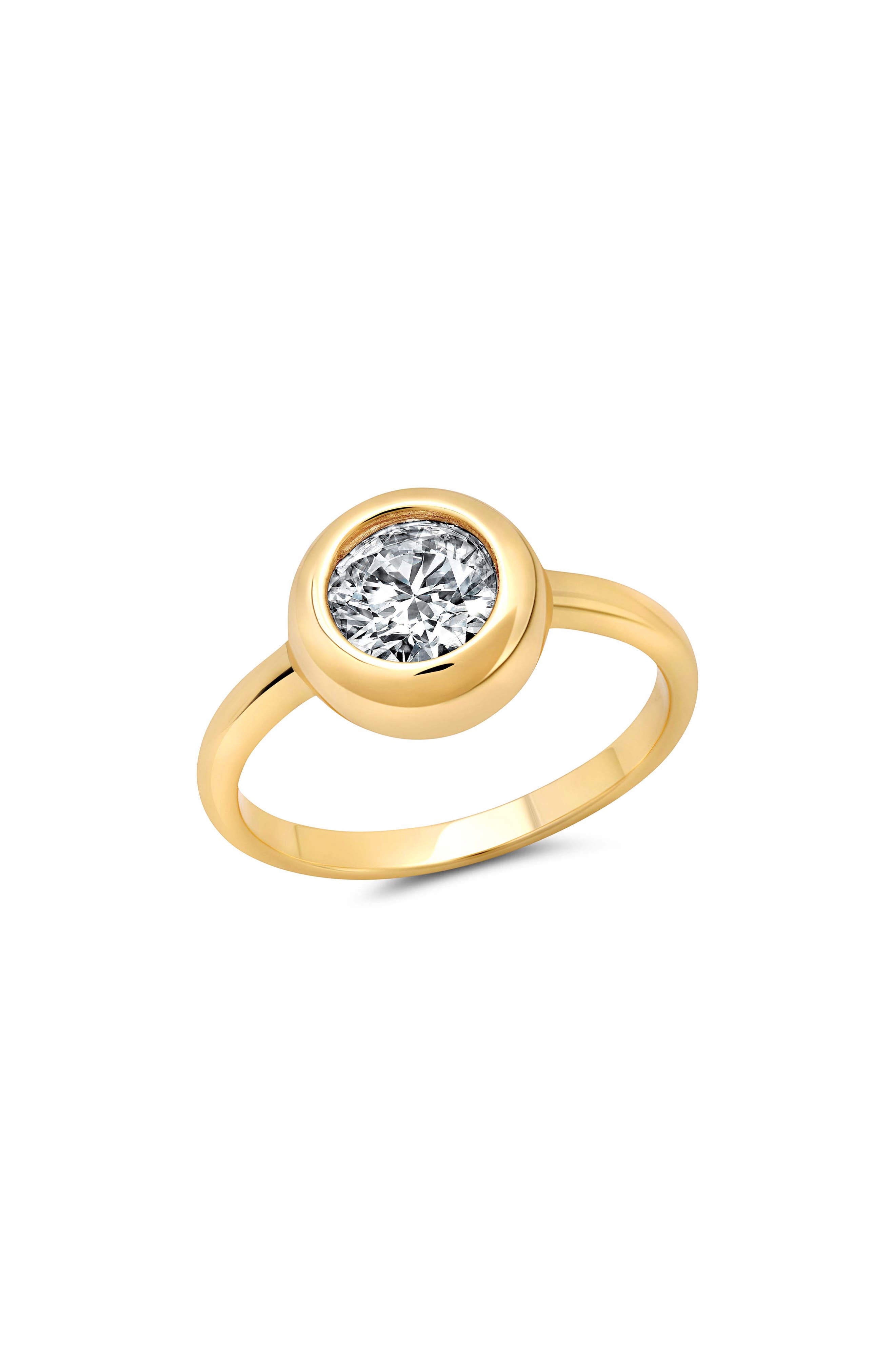 selected 18KYG/ CLEAR STONE