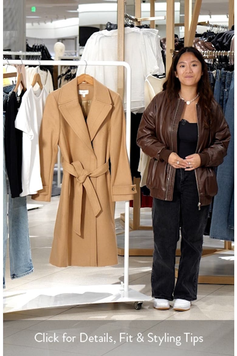Tor Belted Wool Blend Coat (Women) | Nordstromrack