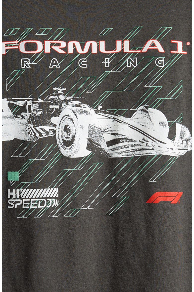 Kids' F1 Final Lap Graphic T-Shirt, Alternate, color, BLACK