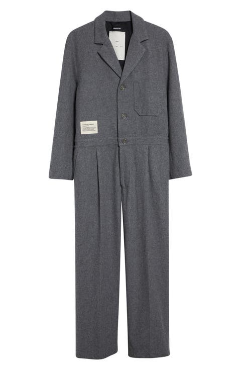 x Birkenstock The Collector Tailored Wool & Nylon Felted Jumpsuit