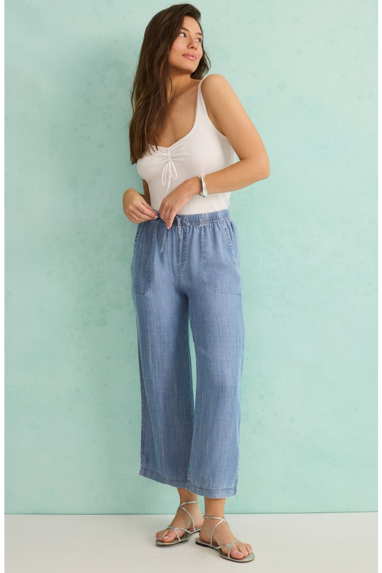 Angie Indigo Pants, Alternate, color, INDIGO