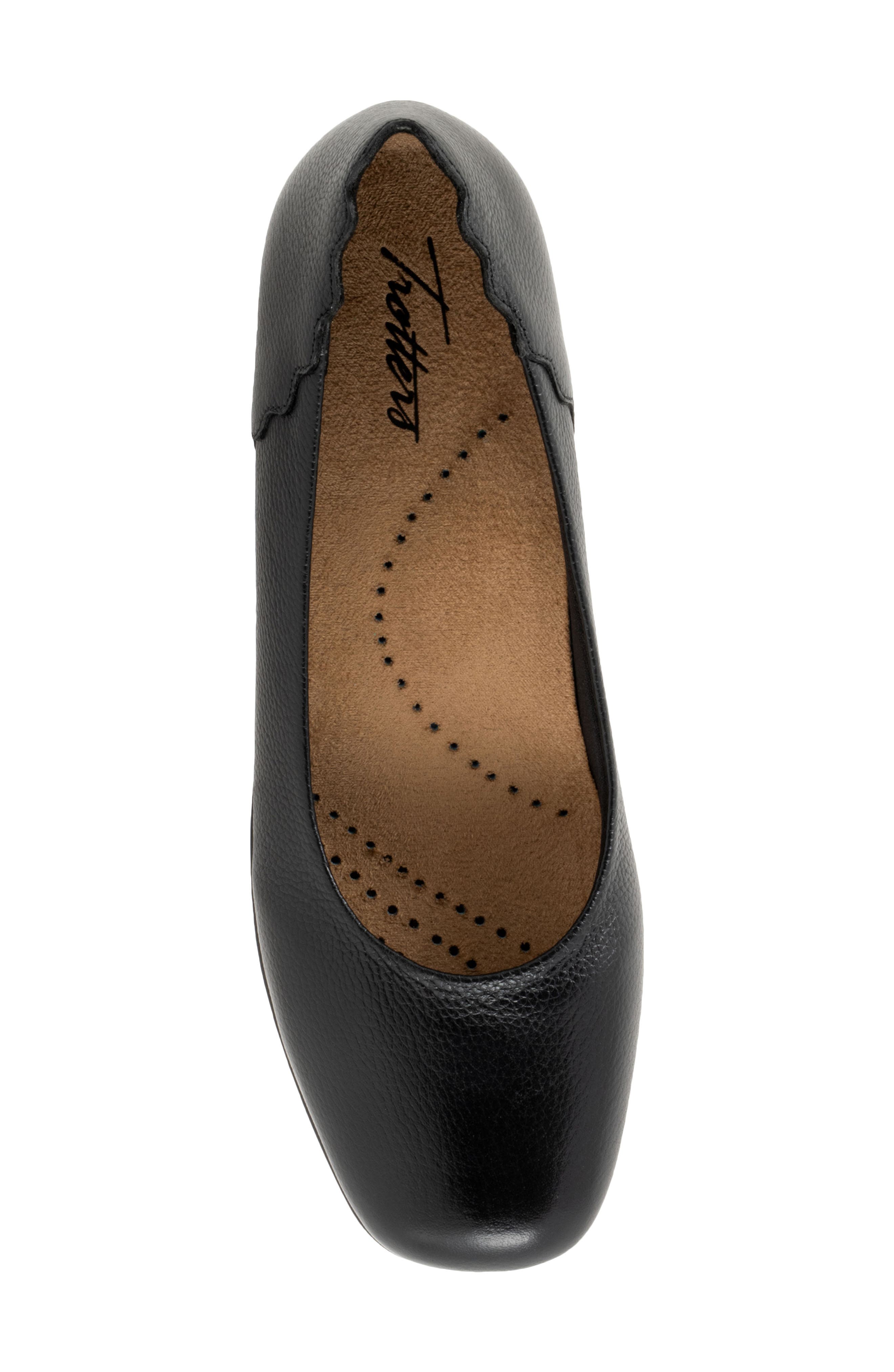 Trotters Sunny Flat, Alternate, color, Black