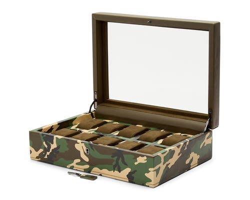 Wolf Elements 10 Piece Watch Box In Earth