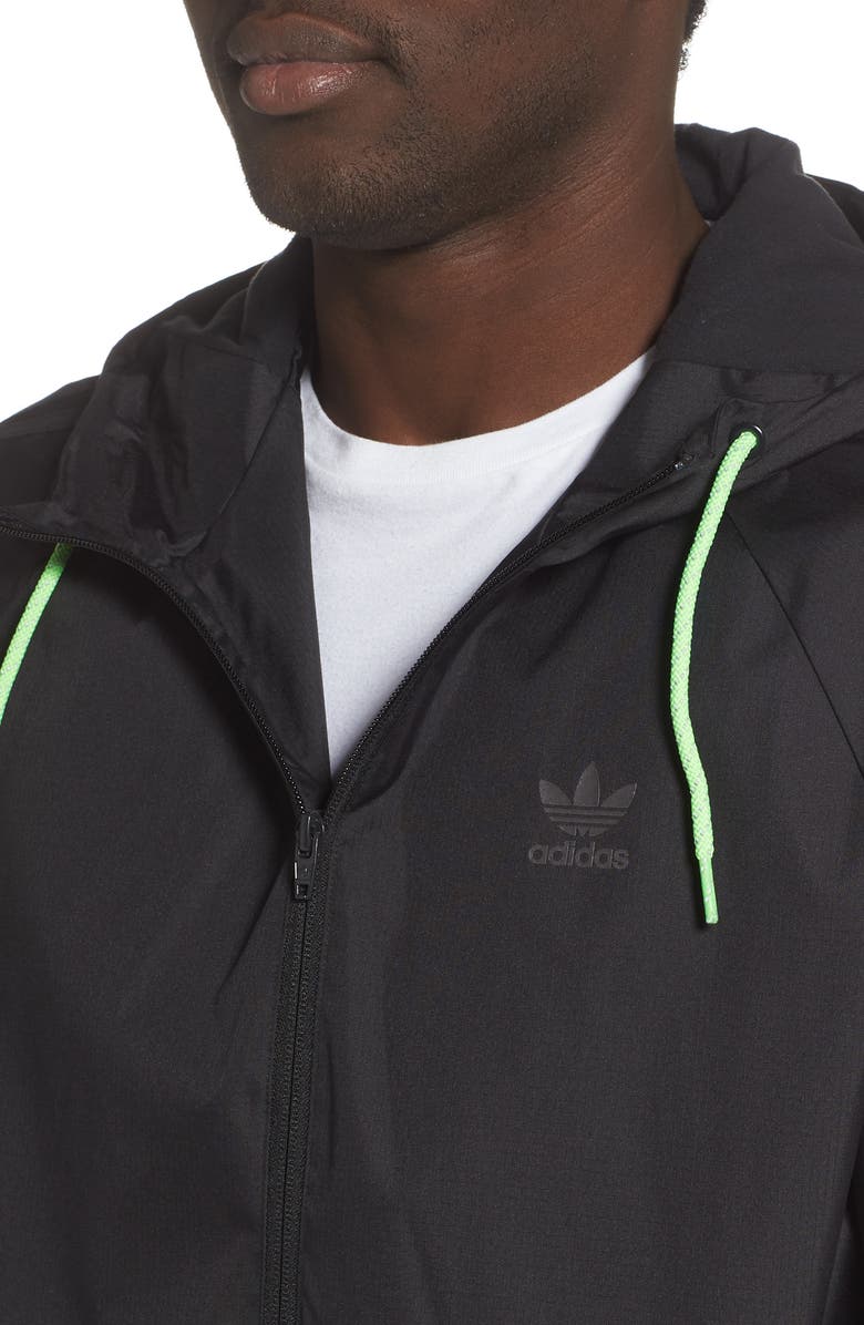 adidas Originals Winterized Windbreaker Water Repellent Jacket, Alternate, color,