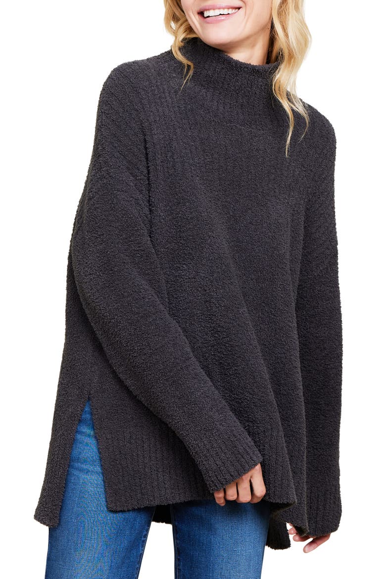 CozyChic™ High-Low Pullover, Alternate, color, CARBON