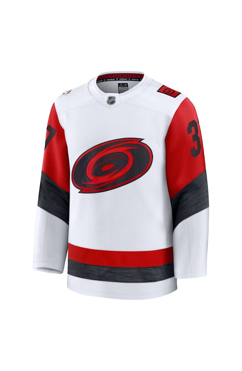FANATICS Men's Fanatics Andrei Svechnikov White Carolina Hurricanes Away Premium Jersey, Alternate, color, White