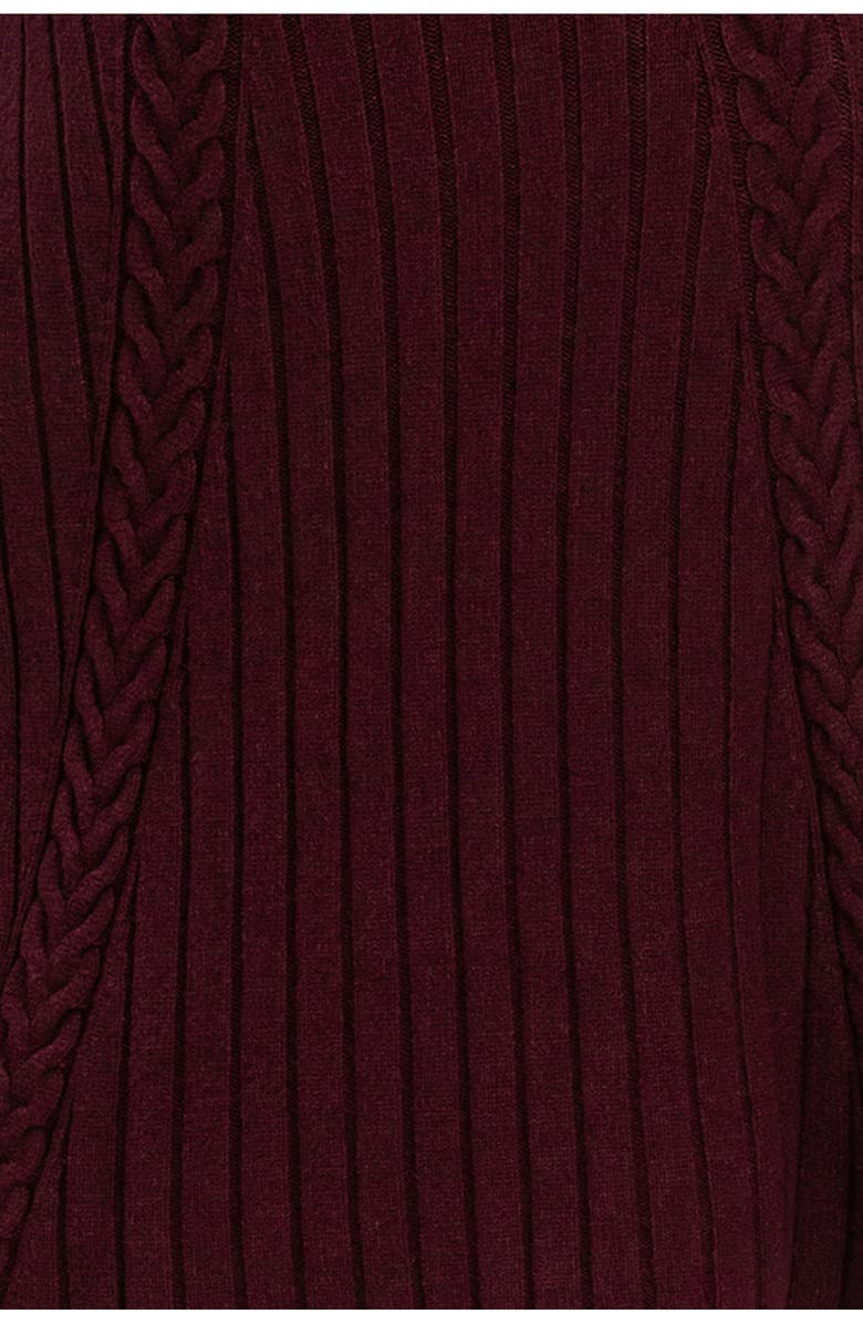 PIETRO BRUNELLI MATERNITY Perla Maternity Sweater Dress, Alternate, color, Cherry Lacquer