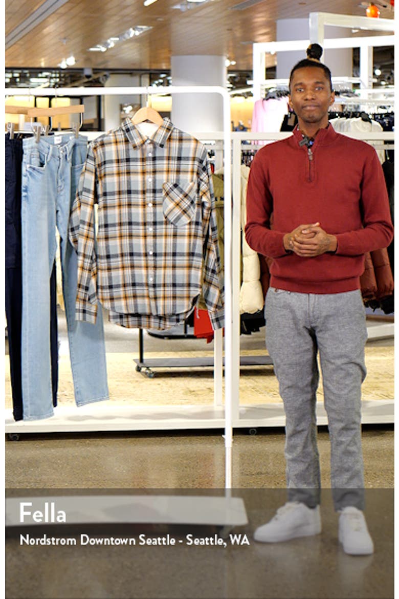 Plaid Cotton Flannel Button-Up Shirt video