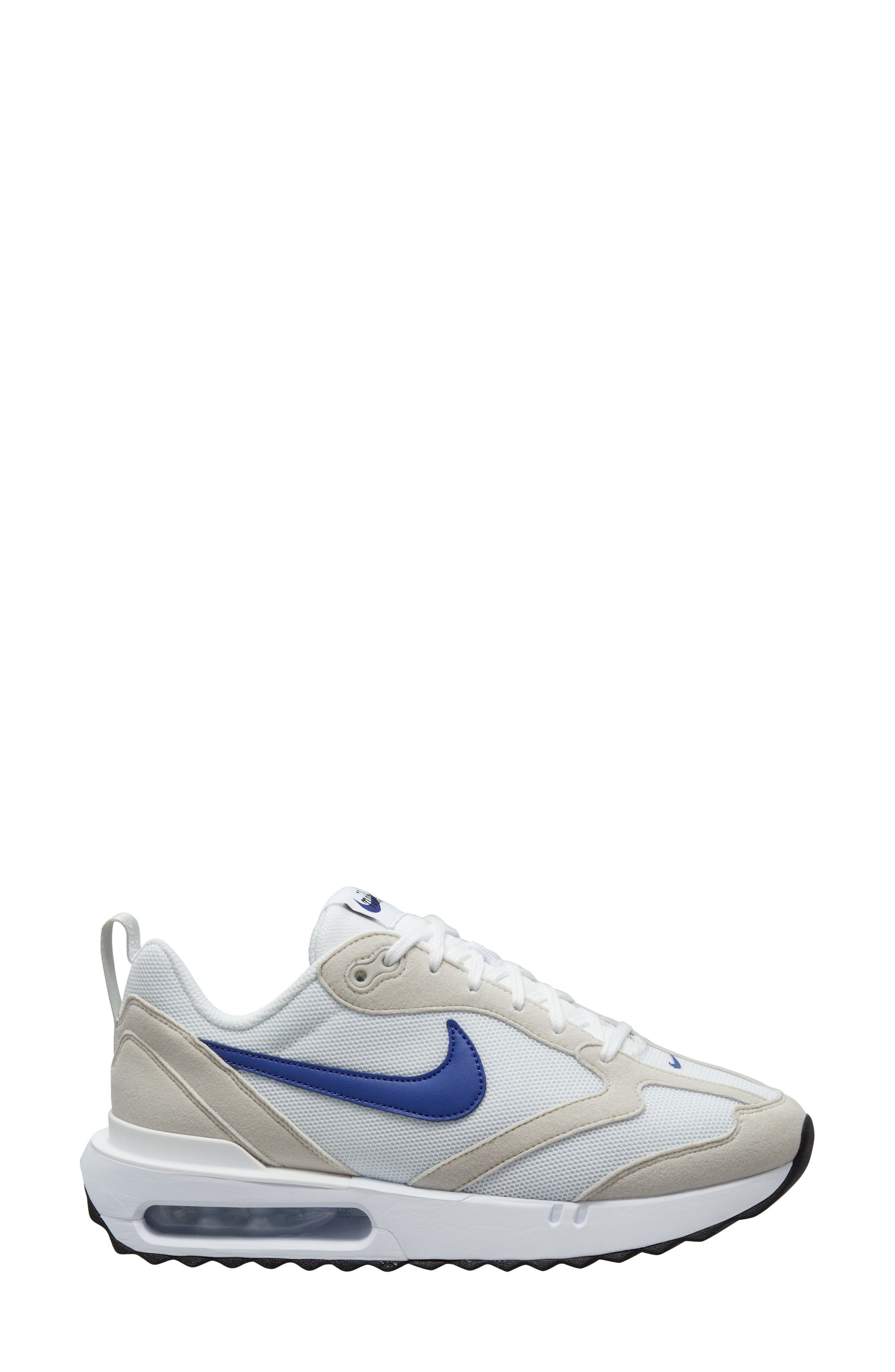 Air Max Dawn Sneaker, Main, color, WHITE/ LAPIS-LIGHT BONE-BLACK