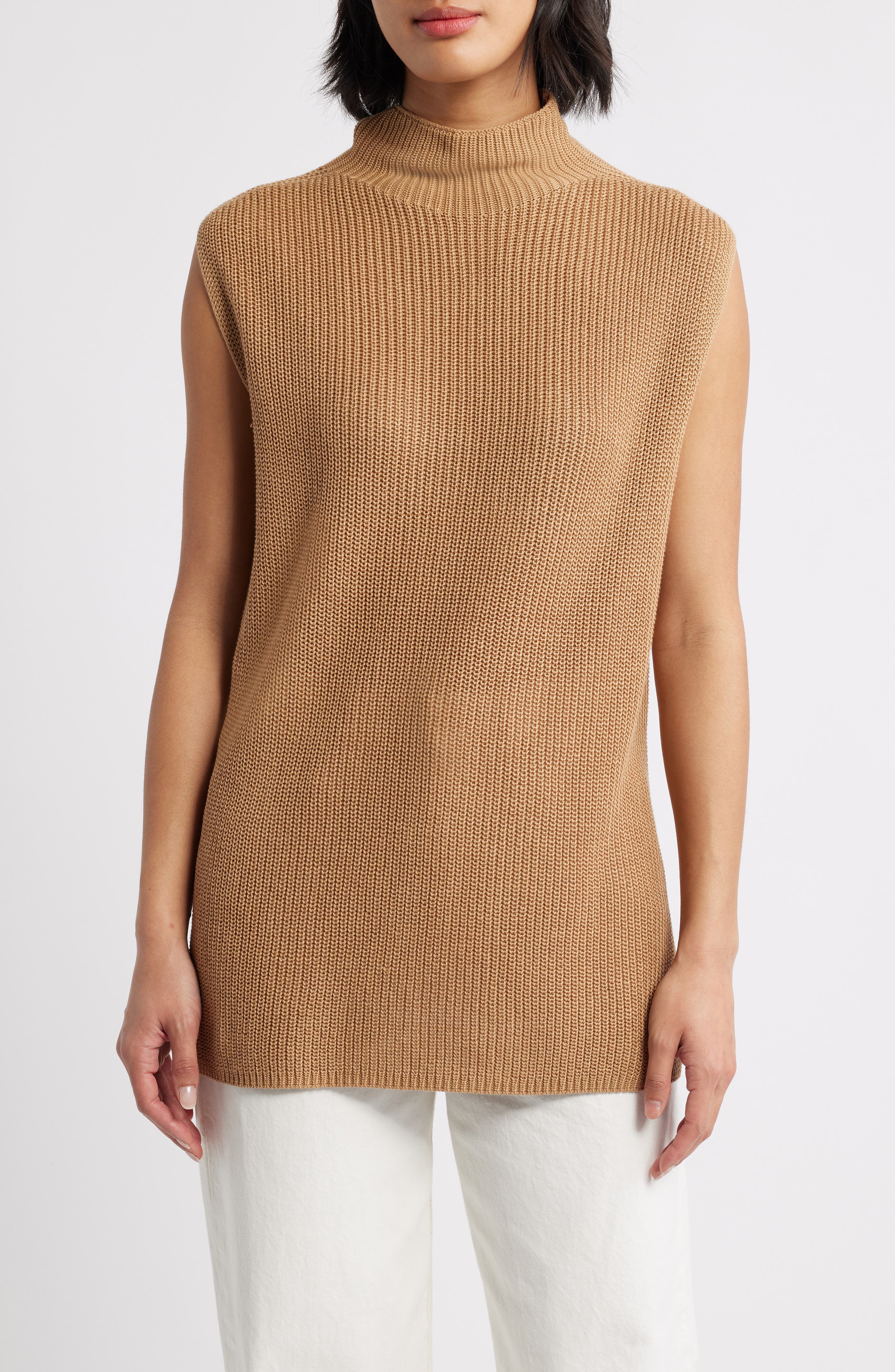 Mock Neck Sweater Vest - image 3