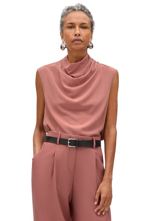 Silk Draped Top