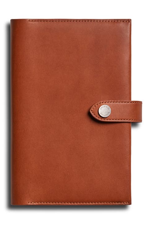 Snap Vachetta Leather Journal Cover