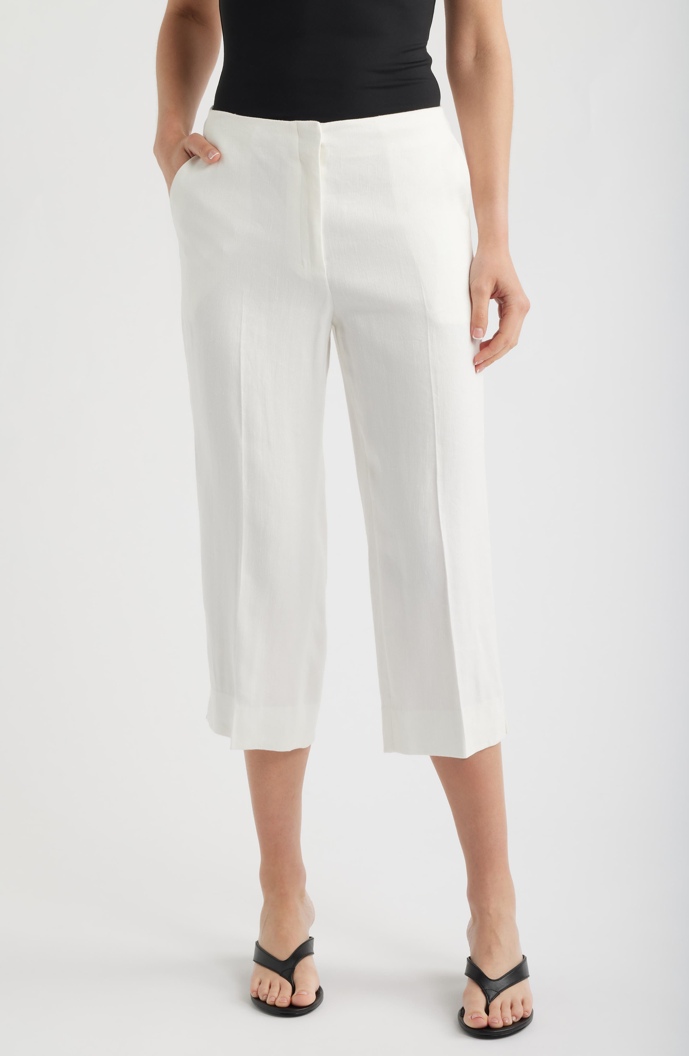 Slit Capri Pants - image 3