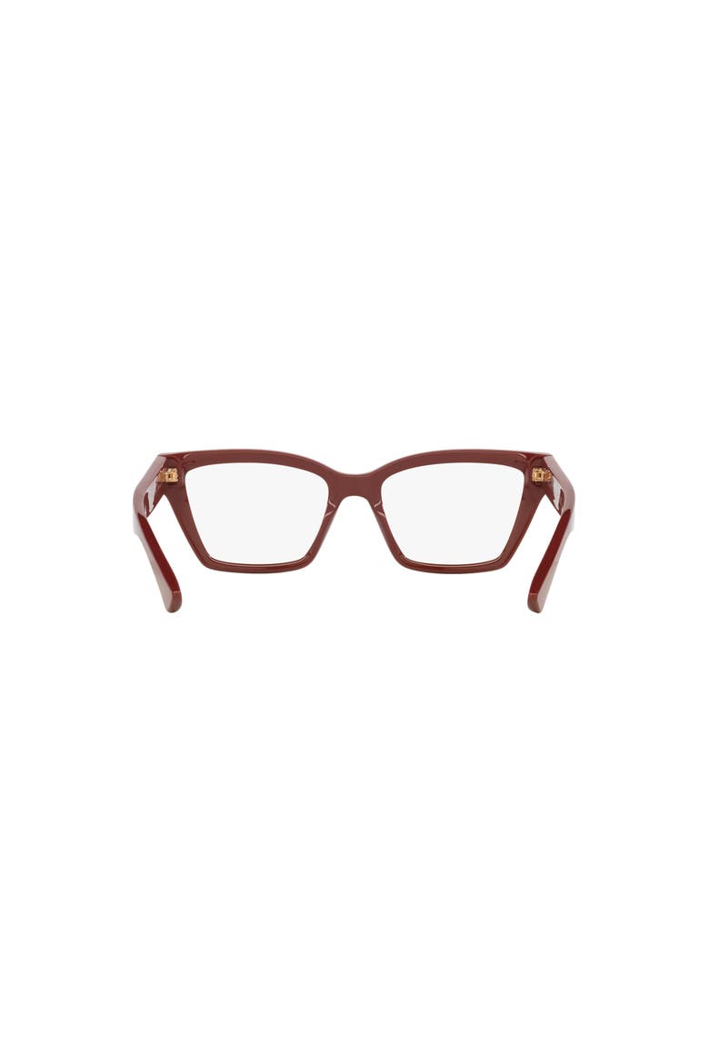 53mm Cat Eye optical glasses, Alternate, color, Red