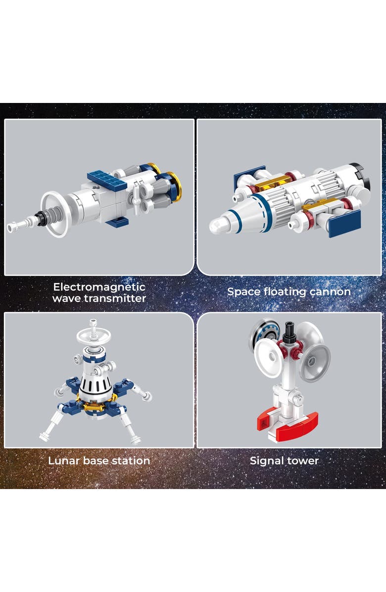 CONTIXO Aerospace Series Space Station Building Block Set, Alternate, color, White Space Station