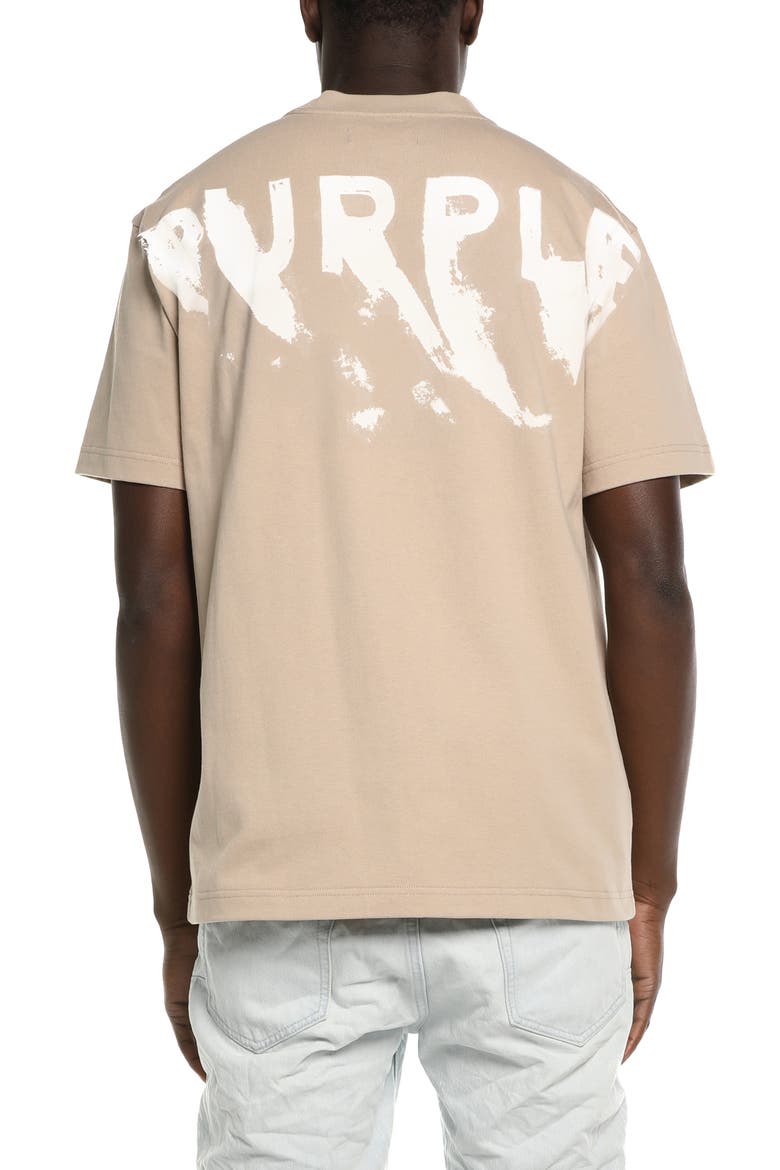 Heavyweight Jersey Graphic T-Shirt, Alternate, color, TAN