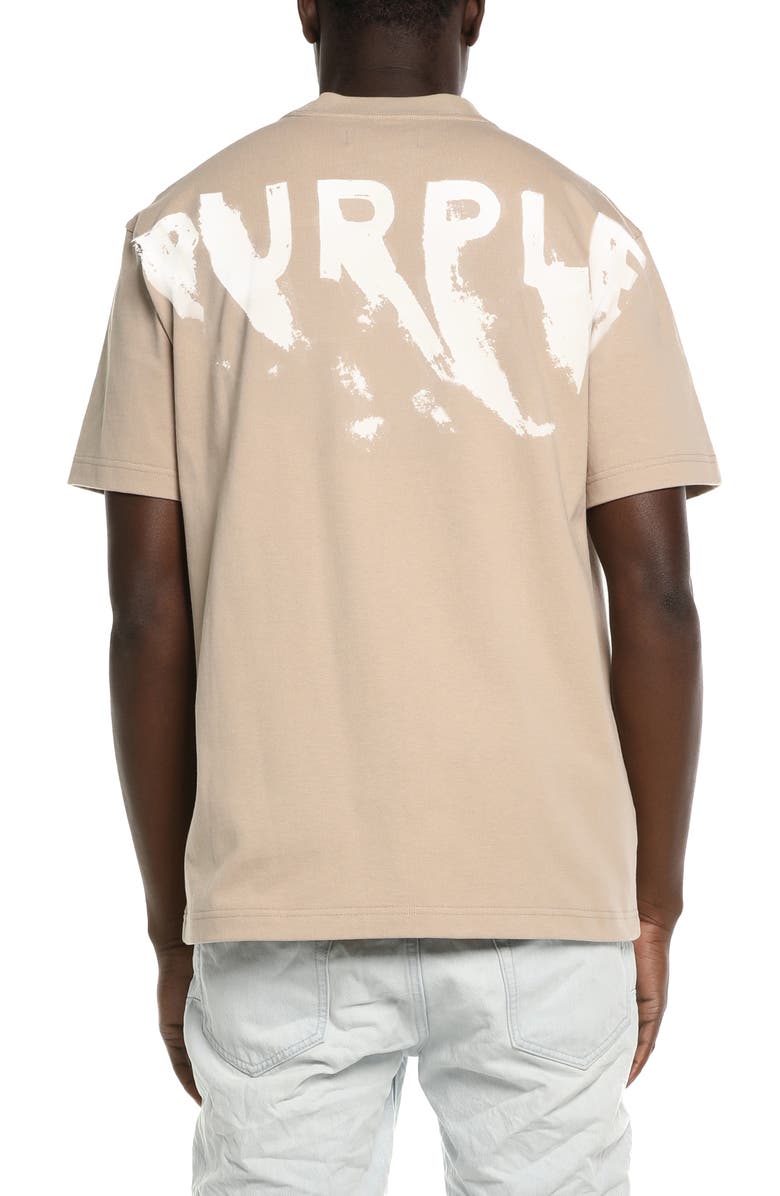 PURPLE BRAND Heavyweight Jersey Graphic T-Shirt, Alternate, color, Tan