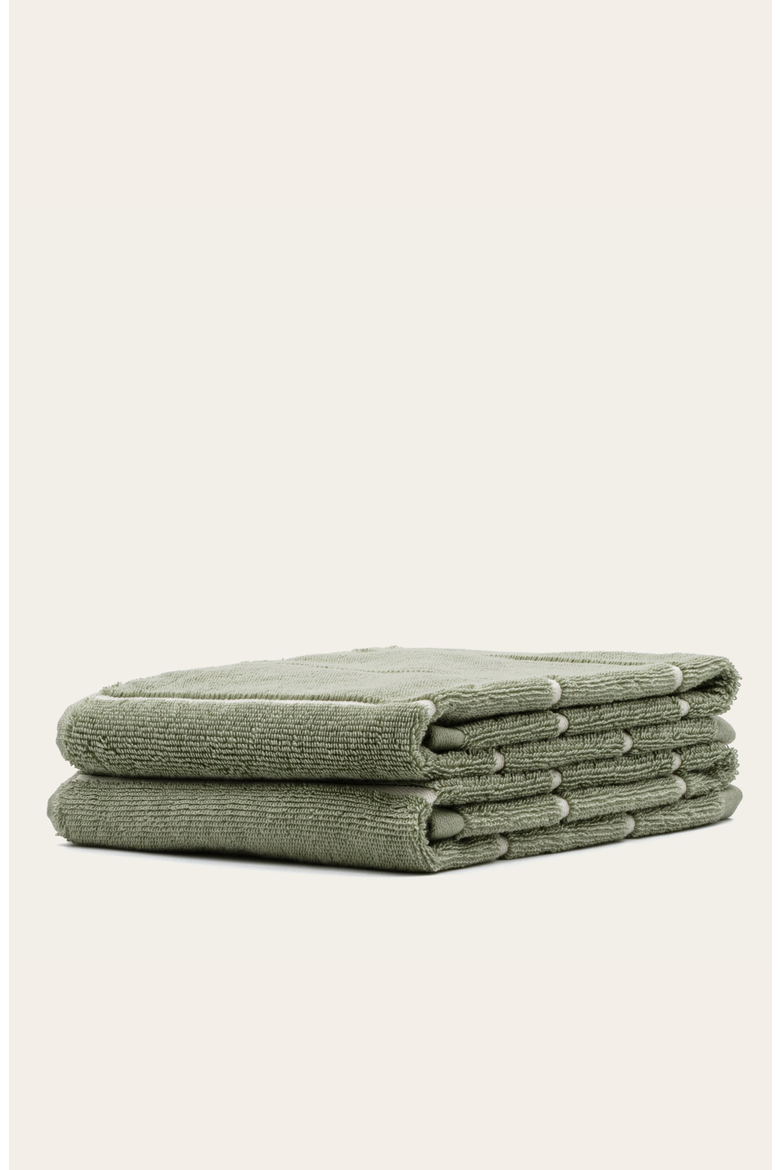 Deia 2-Piece Hand Towel Set, Alternate, color, Sage & Ecru