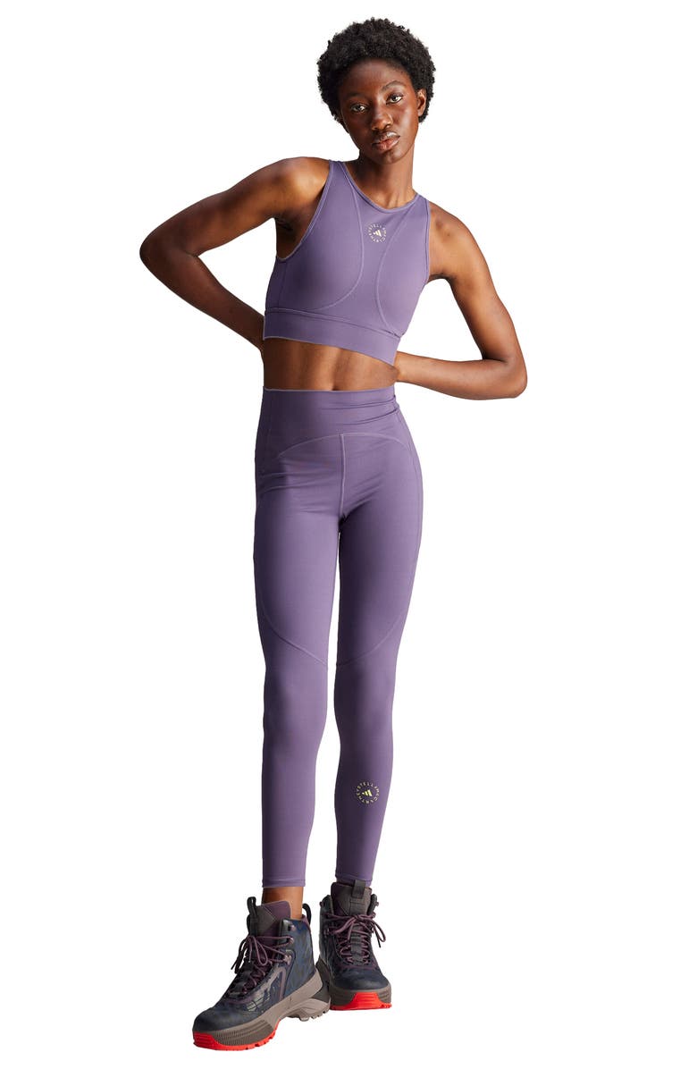 adidas by Stella McCartney TST Crop Tank, Alternate, color, Trace Purple