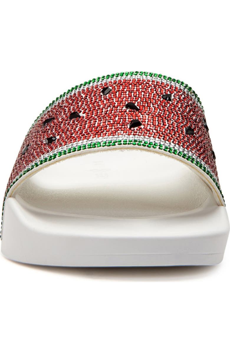 Katy Perry The Jimmi Watermelon Embellished Slide Sandal, Alternate, color,