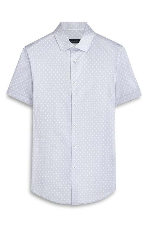 Bugatchi Miles Ooohcotton® Floral Short Sleeve Button-up Shirt