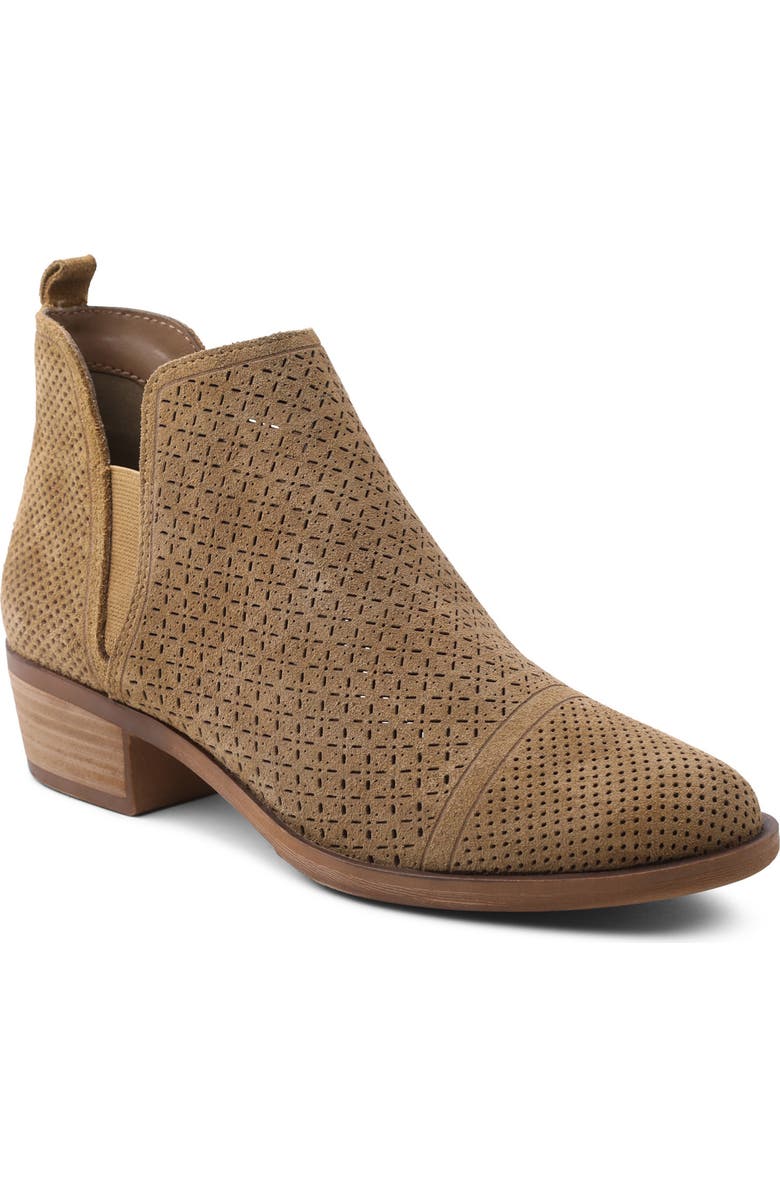 Kensie Gylnda Laser Cut Bootie, Main, color,