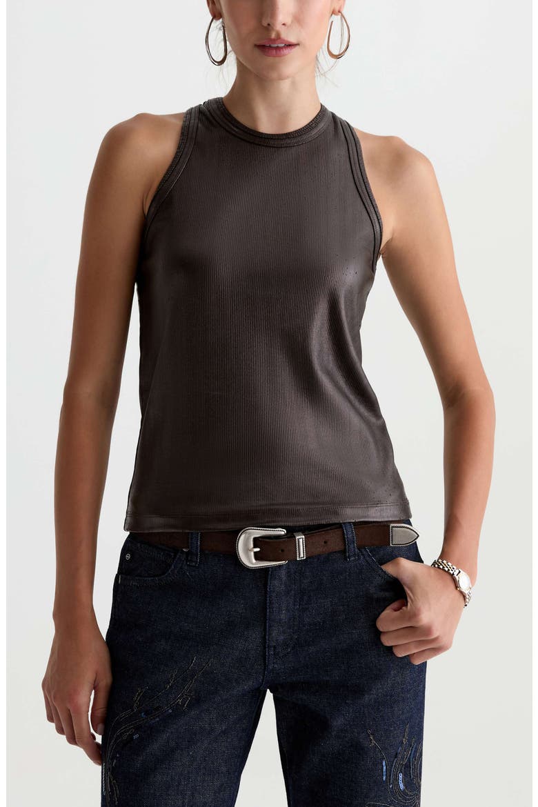 Michelle Racerback Tank, Main, color, LIGHT BURNT UMBER