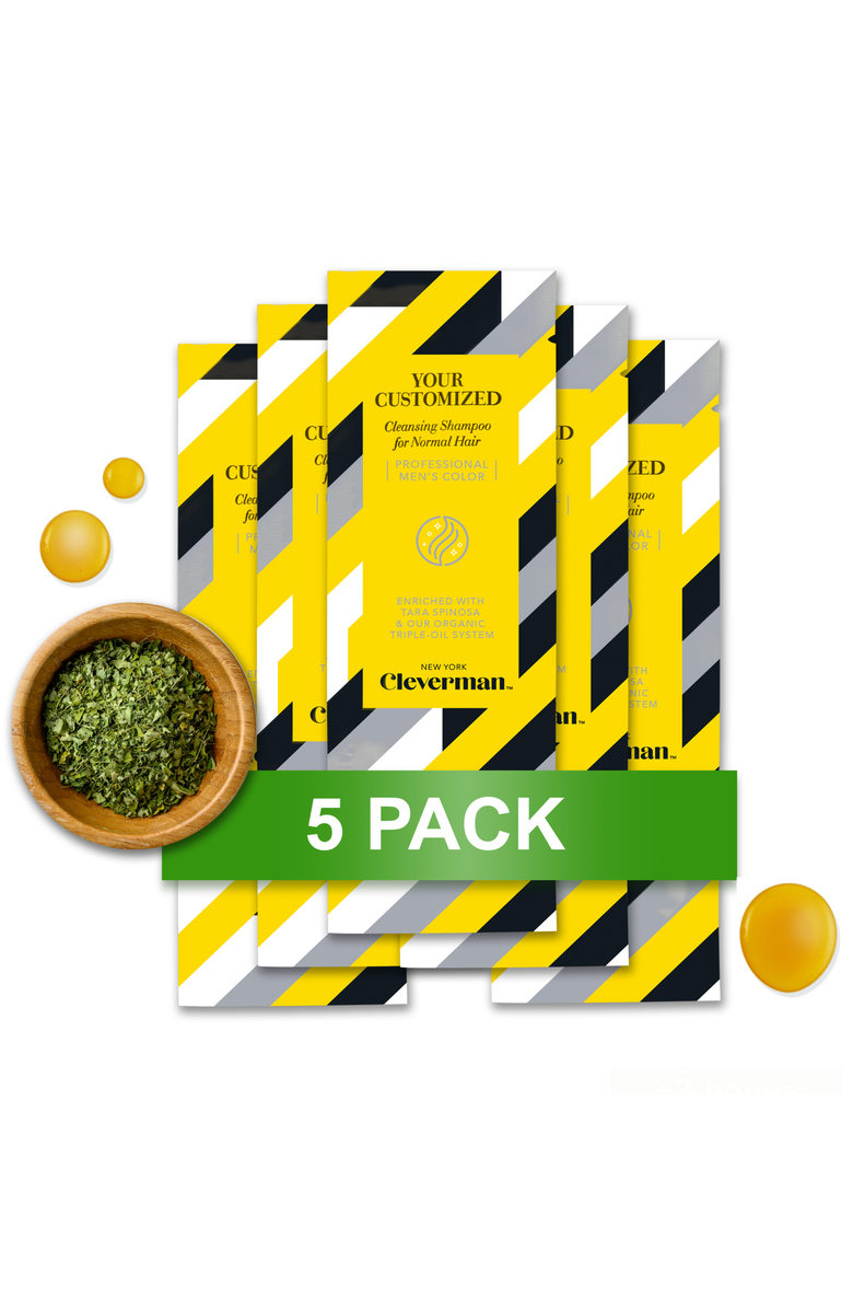 Cleverman Men's Cleansing Shampoo for Normal Hair, Alternate, color, N/A