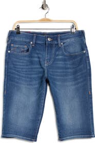 True Religion Ricky Rolled Hem Denim Shorts