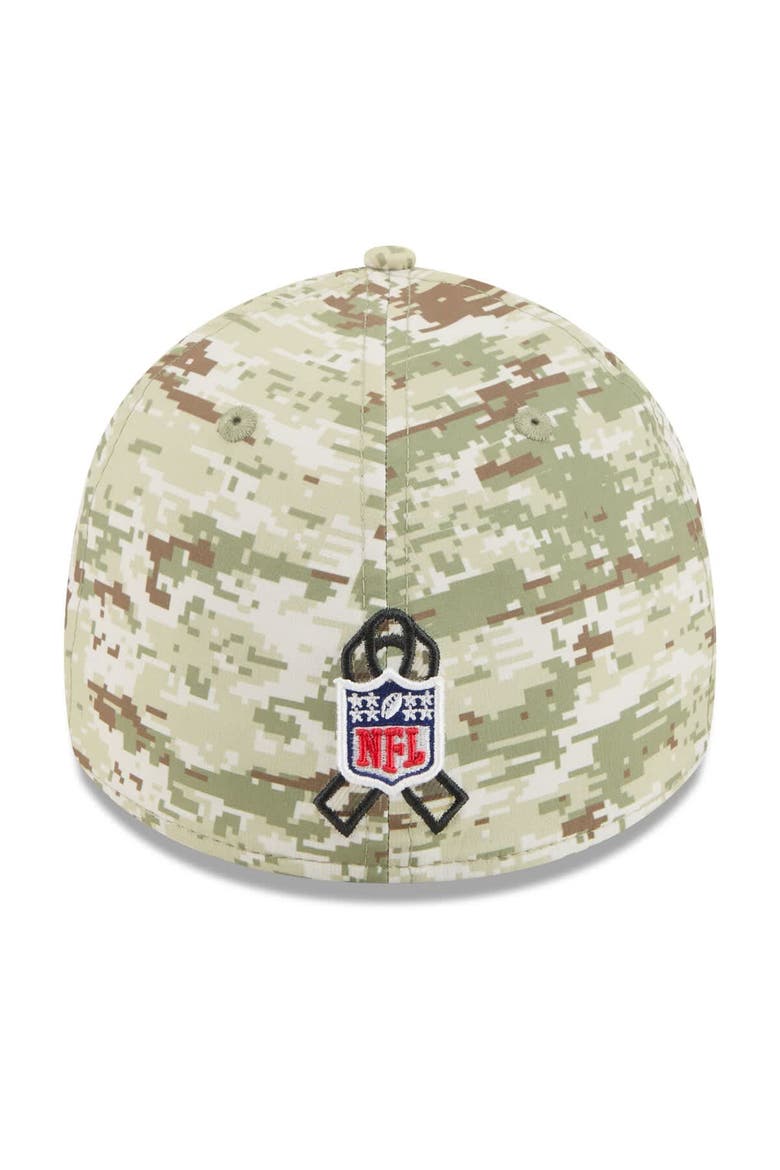 Men's New Era  Camo Washington Commanders 2025 Salute to Service 39THIRTY Flex Hat, Alternate, color, Camo