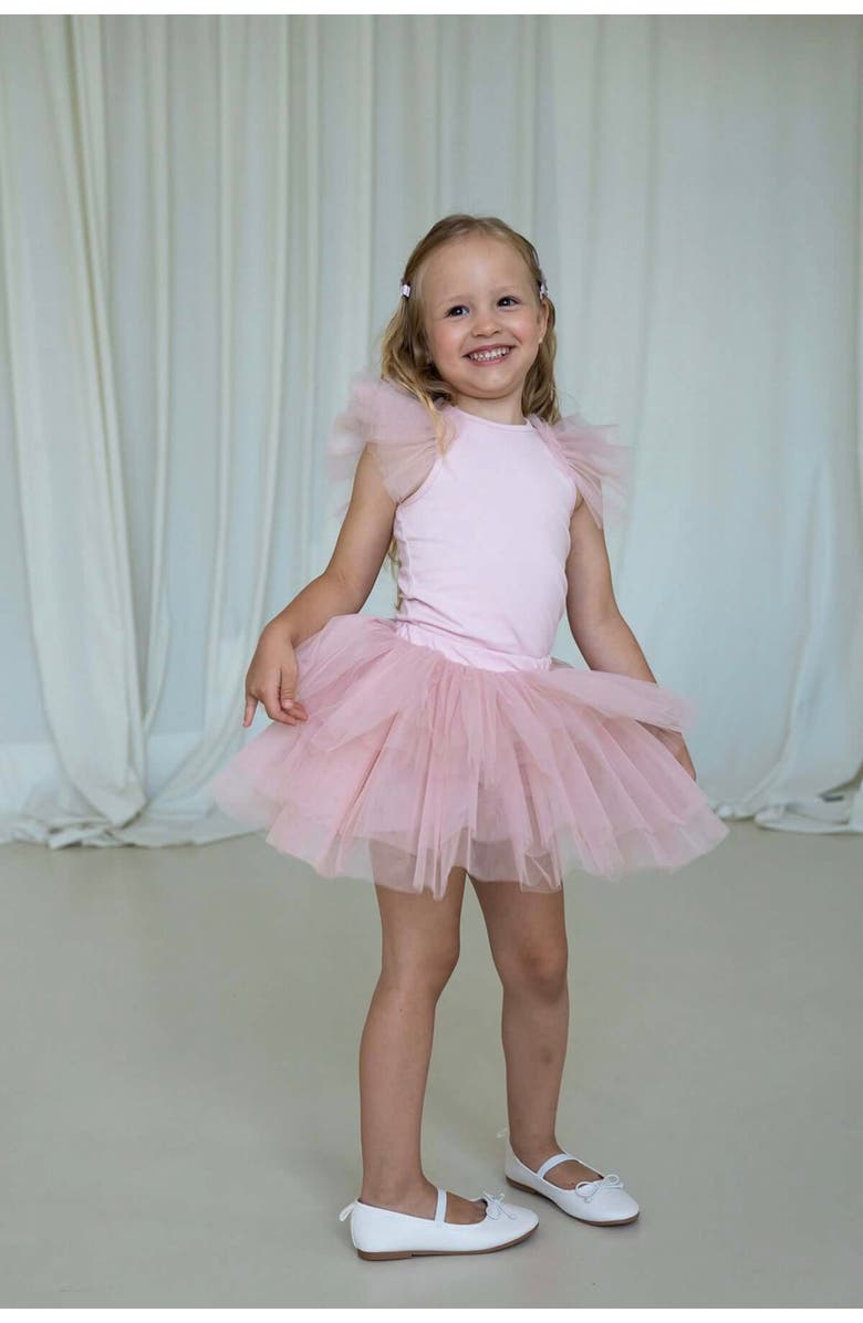 Mini Celebrities Mist Tutu Set, Alternate, color, Soft Pink
