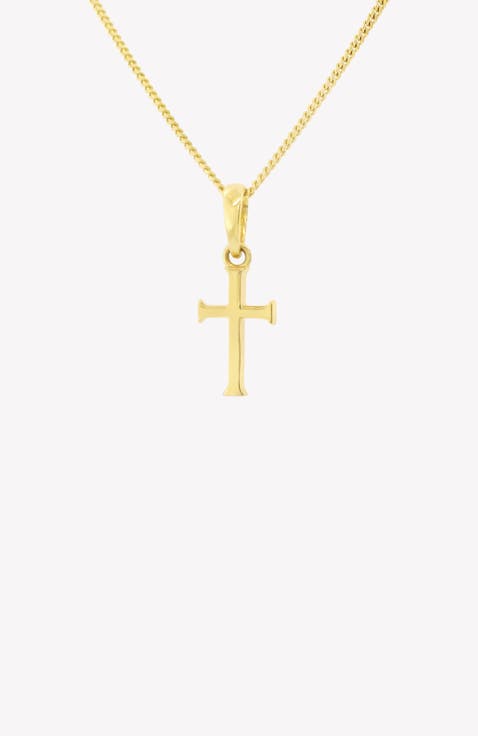 Small Cross Pendant Necklace